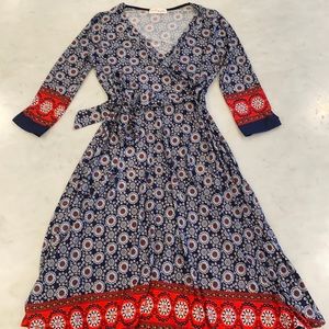 NWOT Forever, Heather Wrap Tie Dress